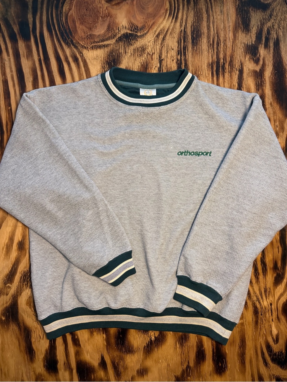 Men's vintage knitted crewneck